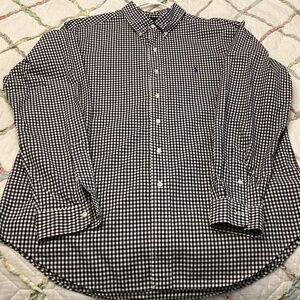 Polo by Ralph Lauren black and white check classic fit dress shirt